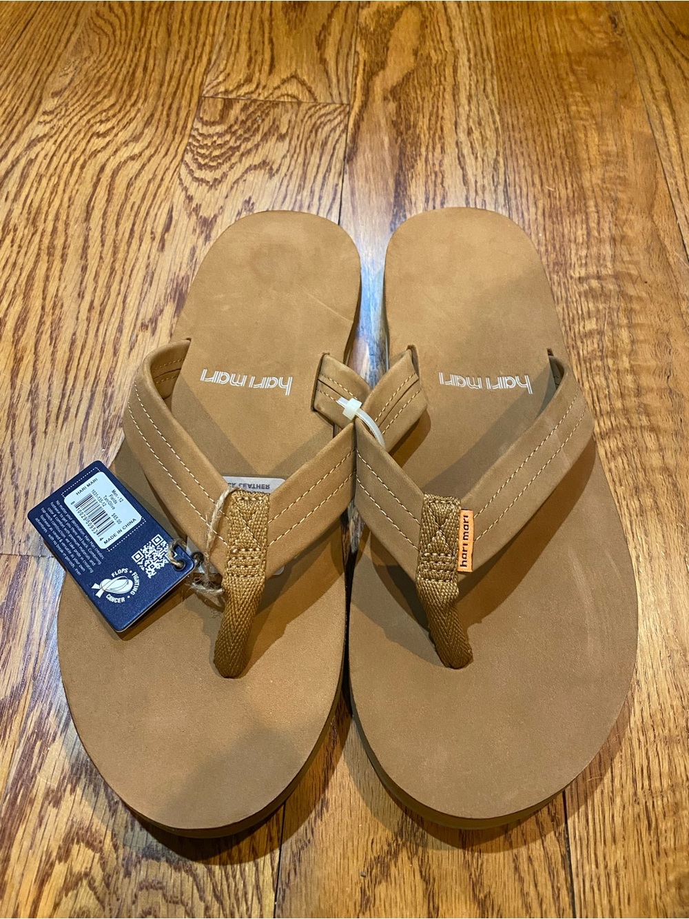 Hari Mari tan leather men’s 10 sandals